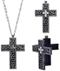 Cross necklace men for sale  Delivered anywhere in UK