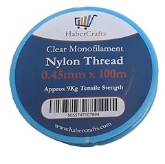 0.45mm clear nylon for sale  Delivered anywhere in UK