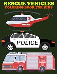Rescue vehicles coloring for sale  Delivered anywhere in USA 