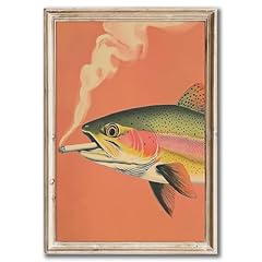Vintage fish wall for sale  Delivered anywhere in USA 