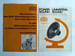 Werbebroschüren isophon lauts gebraucht kaufen  Wird an jeden Ort in Deutschland