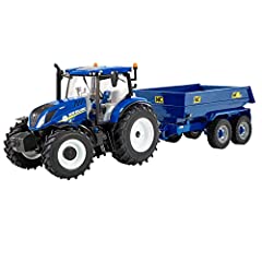 New Holland T6 Tractor With Trailer Playset, Collectable for sale  Delivered anywhere in Ireland