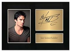 Ian somerhalder signed for sale  Delivered anywhere in UK