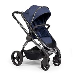 iCandy Peach Phantom Navy Twill Pushchair & Carrycot, used for sale  Delivered anywhere in UK