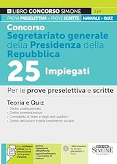 Concorso segretariato generale usato  Spedito ovunque in Italia 