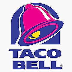 Taco bell sticker for sale  Delivered anywhere in USA 