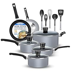 Serenelife15 piece gray for sale  Delivered anywhere in USA 