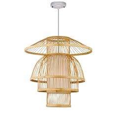 Lampadario bambù stile usato  Spedito ovunque in Italia 