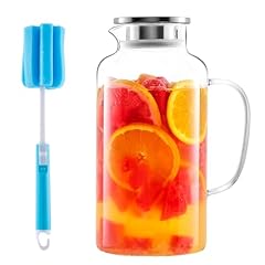 Hannadepot glass pitcher for sale  Delivered anywhere in USA 