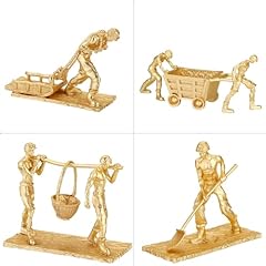 Miner statue gold for sale  Delivered anywhere in USA 