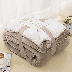 Sherpa fleece blanket for sale  Delivered anywhere in UK