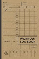 Workout log book for sale  Delivered anywhere in UK