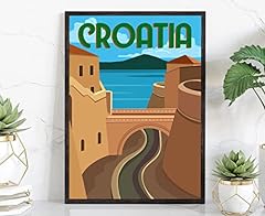 Croatia travel poster for sale  Delivered anywhere in USA 