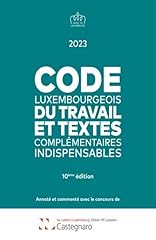 Code luxembourgeois travail d'occasion  Livré partout en France