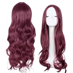 Burgundy wig long for sale  Delivered anywhere in UK