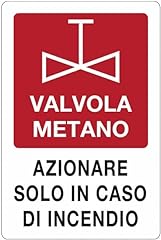 Valvola metano. azionare usato  Spedito ovunque in Italia 