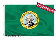 Washington state flag for sale  Delivered anywhere in USA 