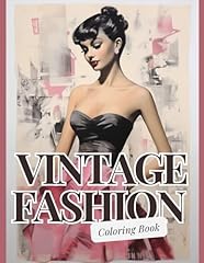 Vintage fashion coloring for sale  Delivered anywhere in USA 