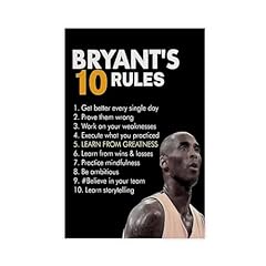 Kobe bryant rules for sale  Delivered anywhere in USA 