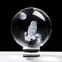 Crystal ball engraved for sale  Delivered anywhere in UK