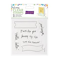 Docrafts clear stamps for sale  Delivered anywhere in UK