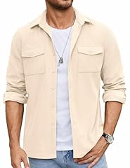 Coofandy men button for sale  Delivered anywhere in USA 