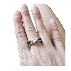 Bague fiançailles acier d'occasion  Livré partout en France