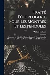 Traité horlogerie montres d'occasion  Livré partout en Belgiqu