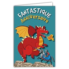 Carte anniversaire dragon d'occasion  Livré partout en France