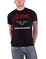 Saxon denim leather usato  Spedito ovunque in Italia 