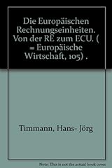 Europäischen rechnungseinheit gebraucht kaufen  Wird an jeden Ort in Deutschland
