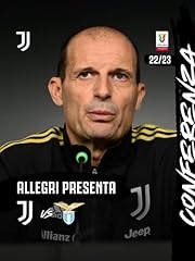 Conferenze Stampa. Pre Juventus - Lazio. Coppa Italia. Quarti di finale. 2022/23. usato  Spedito ovunque in Italia 