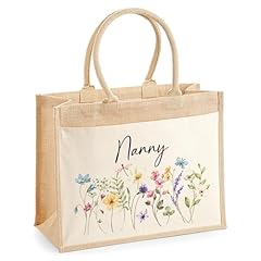 Personalised jute tote for sale  Delivered anywhere in UK