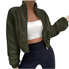 Women cropped fleece for sale  Delivered anywhere in USA 