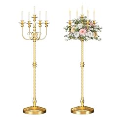 Nisorpa candelabra gold for sale  Delivered anywhere in UK