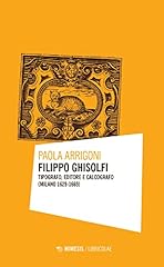 Filippo ghisolfi. tipografo usato  Spedito ovunque in Italia 