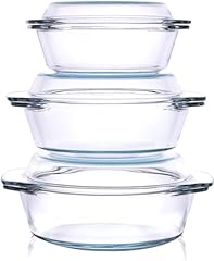 Tempered glass casserole for sale  Delivered anywhere in Ireland