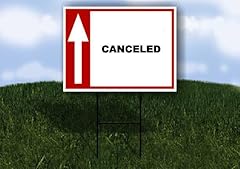 Canceled arrow white for sale  Delivered anywhere in USA 