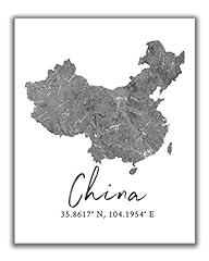 China map wall for sale  Delivered anywhere in USA 