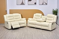 Manual recliner leather for sale  Delivered anywhere in UK