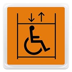 Aufkleberschild aufzug behinde gebraucht kaufen  Wird an jeden Ort in Deutschland