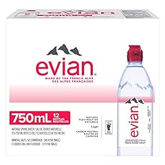 evian natural spring water, 750 mL Bottles, 12 Pack for sale  Delivered anywhere in Canada