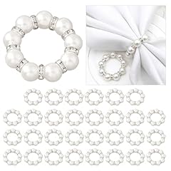 Pearl napkin rings for sale  Delivered anywhere in USA 