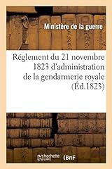 Réglement novembre 1823 d'occasion  Livré partout en France