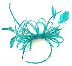 Caprilite turquoise fascinator for sale  Delivered anywhere in UK