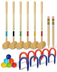 Outdoor croquet set for sale  Delivered anywhere in USA 
