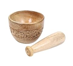 Wooden mortar pestle for sale  Delivered anywhere in USA 