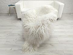 Curly sheepskin rug for sale  Delivered anywhere in UK