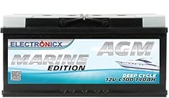 Batteria agm 140ah usato  Spedito ovunque in Italia 