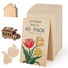 40pack basswood sheets for sale  Delivered anywhere in USA 